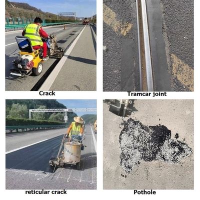 Schmelzmodifizierter Asphalt für Straßenabschlagvormischung zur Nivellierung von Brückendeckansätzen