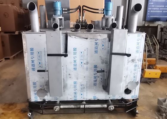1000 kg Thermoplast-Vorheizer-Straßenmarkierungsboiler 2 Behälter