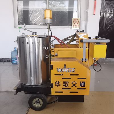 Thermoplastische Straßenkonvexe Linienmalmaschine mit 20 cm Linienbreite und 12 kg Spender