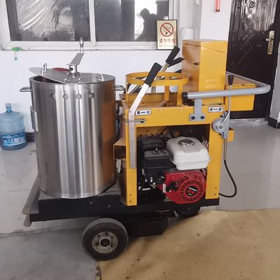 Thermoplastische Straßenmarkierungsmaschine 120L Farbbehälter zur Markierung von Lärmlinien