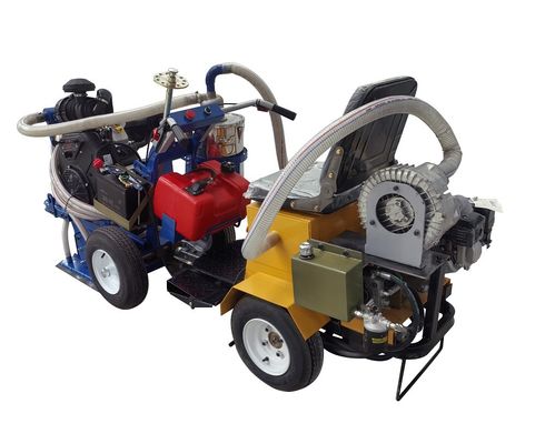 PCD Schleifkopf Straßenlinie Markierung Entfernung Maschine mit 35HP Luftkühl-Benzinmotor und Saug