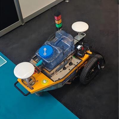 Straßenmarkierungsroboter / Maschine - Vorstellung auf der Intertraffic Amsterdam 2026 - GPS-Standort