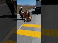 Thermoplastische, konvexe Linien-Linien-Rauch-Profil-Linienmarkierungsmaschine